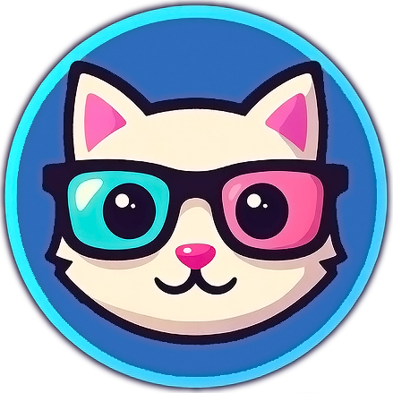 k4d mascot with 3D glasses